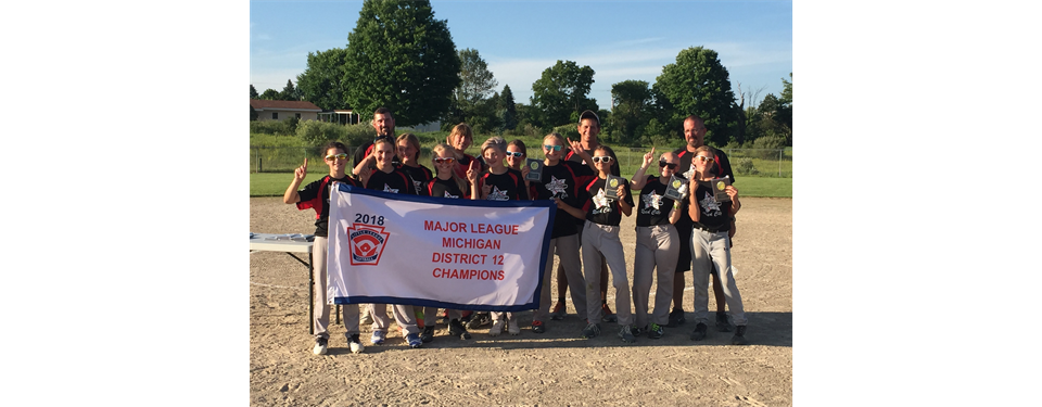 2018 Major Girls District Champions